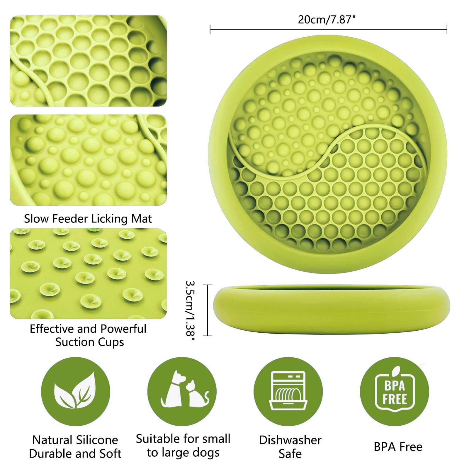 ZOURYNUA Bol Lamer Congelado ideal para premios refrescantes de verano.