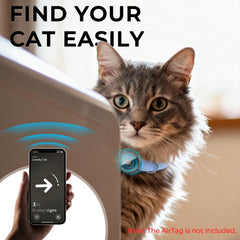 zowpet airtag collar ajuste sin esfuerzo para un ajuste perfecto