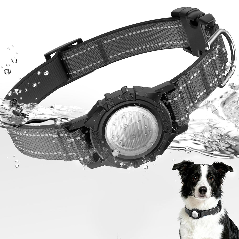 Collar ZOWPET con AirTag integrado para rastreo cómodo y práctico