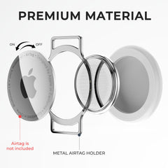 zowpet airtag collar ligero, pensado para menos peso en el cuello