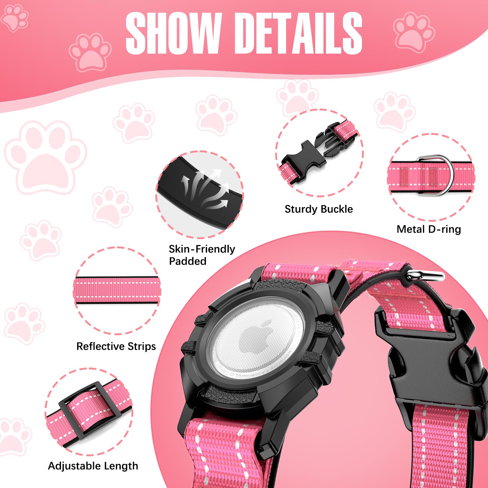 Diseño ajustable de ZOWPET para tallas S a XL y ajuste perfecto.