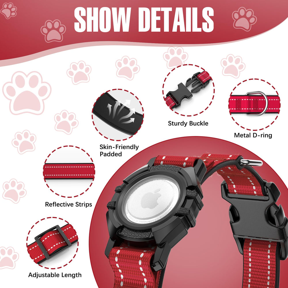 Collar ZOWPET IP68 impermeable para aventuras bajo lluvia.