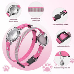 ZOWPET collar una-talla-para-todos ajustable para gatitos y gatos adultos