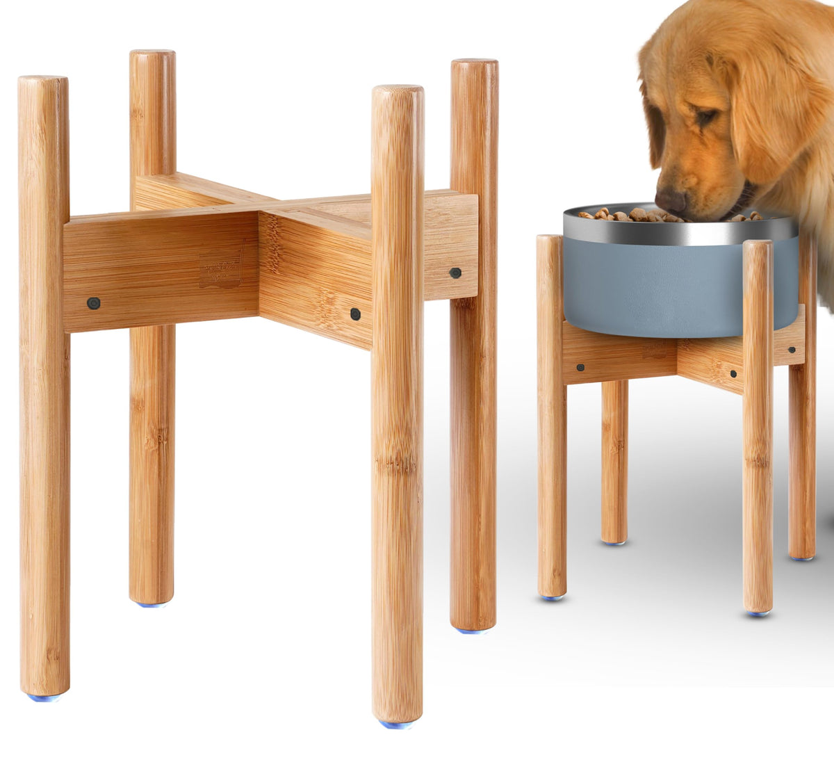 ZPirates: soporte tazon perro alto 14 pulgadas elevación ergonómica para digestión cómoda