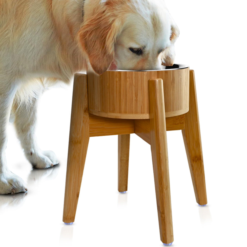ZPirates tazón elevado para perros grandes, base estable y diseño antideslizante