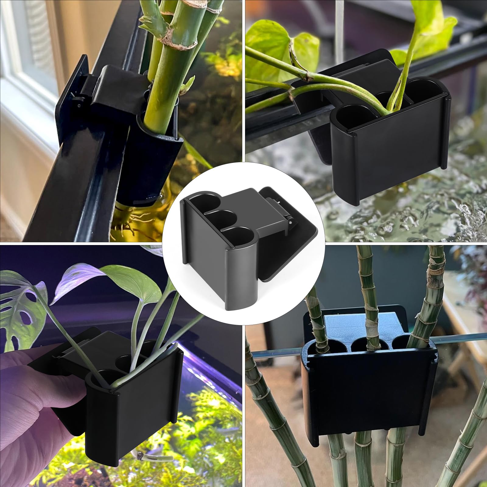 Ztzfacai material ABS duradero no tóxico, seguro para plantas y peces.