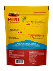 Zuke's Mini Naturals: ingredientes naturales como cerezas y romero para snack sabroso.