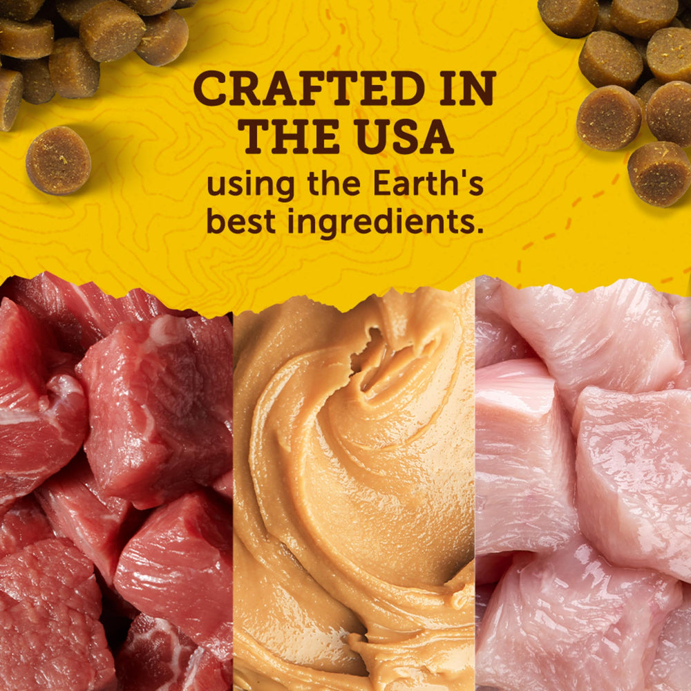 Zuke’s Mini Naturals: ingredientes reales como cerezas para sabor irresistible.