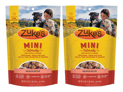 Golosinas Zuke's Mini Naturals Salmón: bocaditos suaves para entrenamiento diario