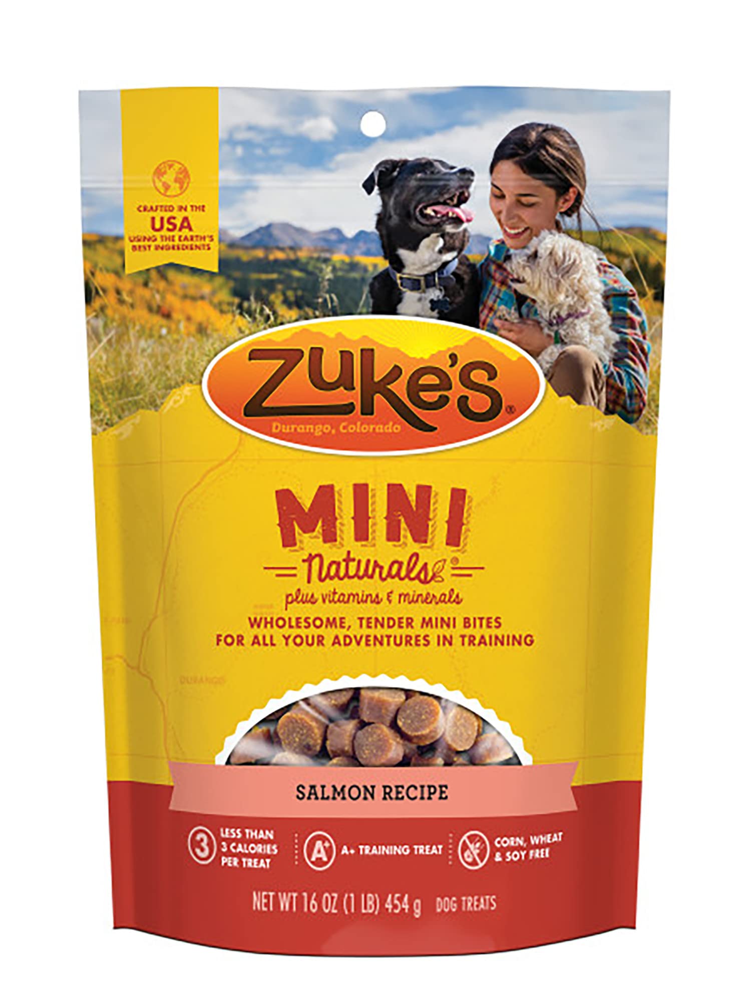 Golosinas Zuke's Mini Naturals Salmón: trozos pequeños para perros de todas las tallas
