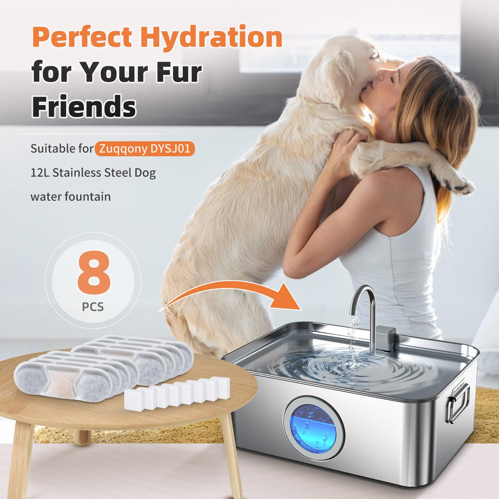 Agua estable y agradable para perros grandes con Zuqqony DYSJ01.
