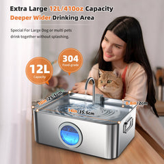Zuqqony ventana visible de nivel de agua para monitoreo fácil.