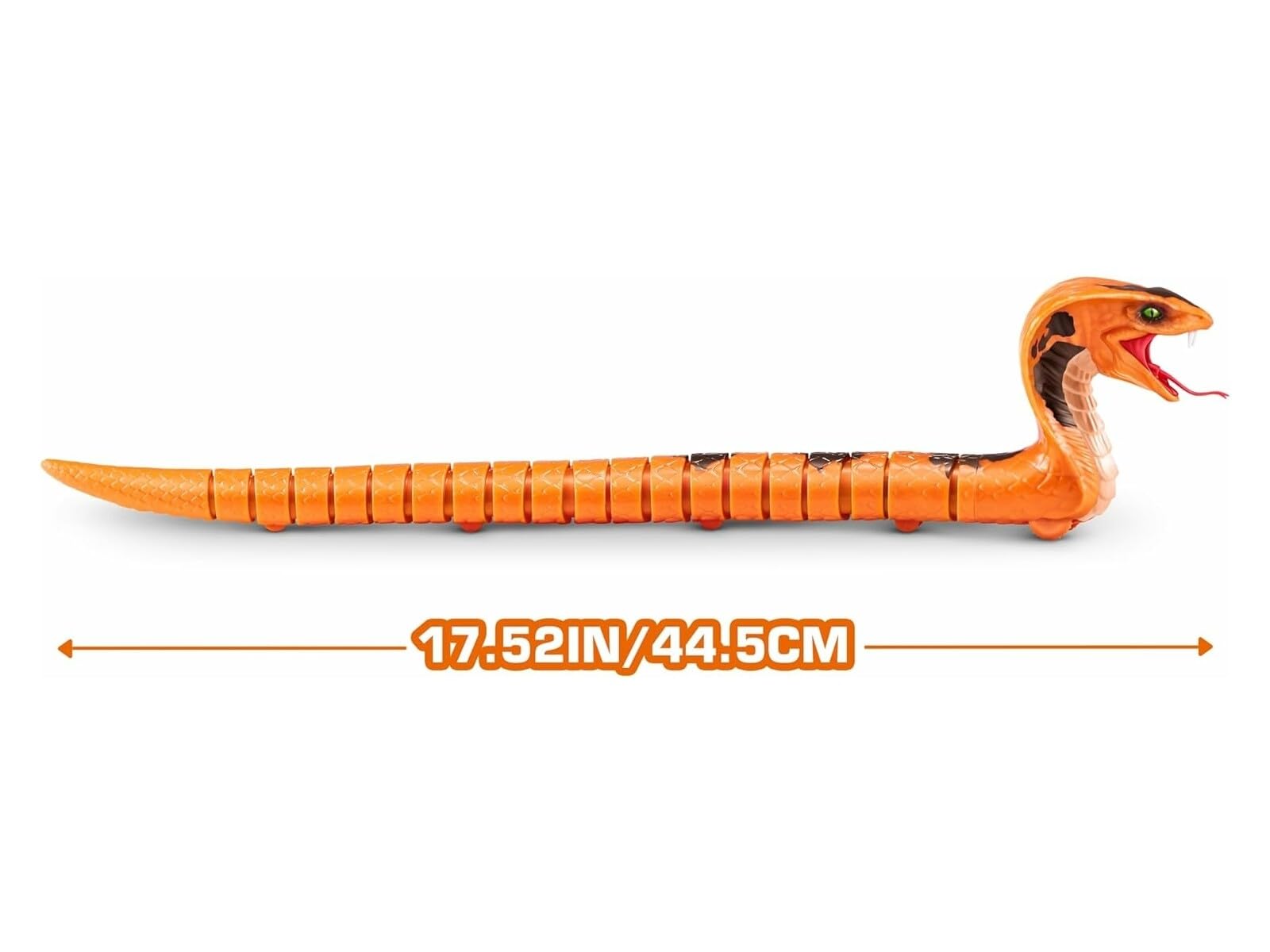 ZURU Cobra Real Vivo detalle escamas, realismo para fantasía.
