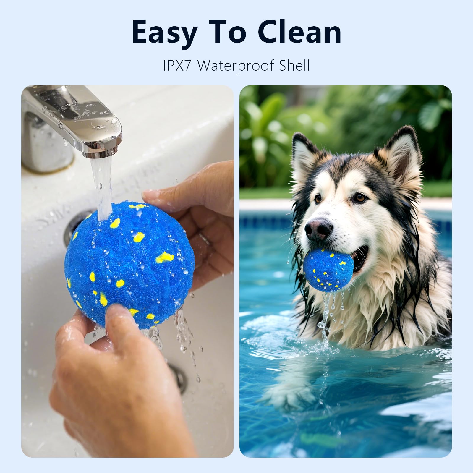 Bola Zuykjeagle con tres modos de juego para diferentes niveles de actividad.