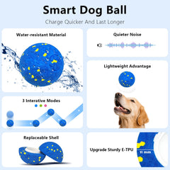 Bola rebotante Zuykjeagle para perros, entretenimiento activo al instante.