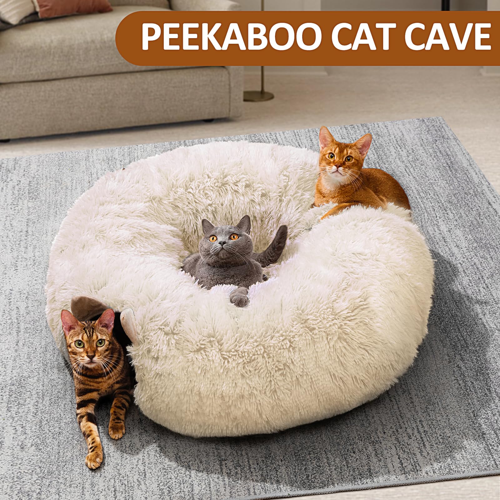 ZVBEK tunel gatos portable plegable para transporte