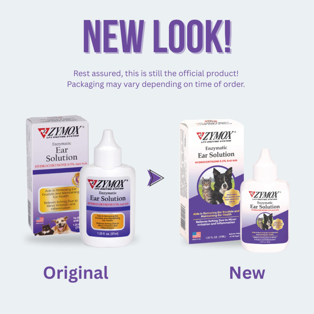 ZYMOX envase de 1.25 oz para uso cómodo en casa.