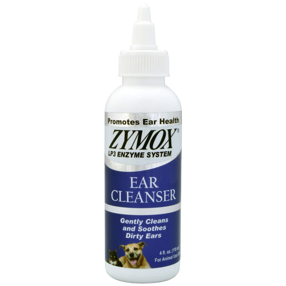 Zymox botella frontal, limpieza suave de orejas