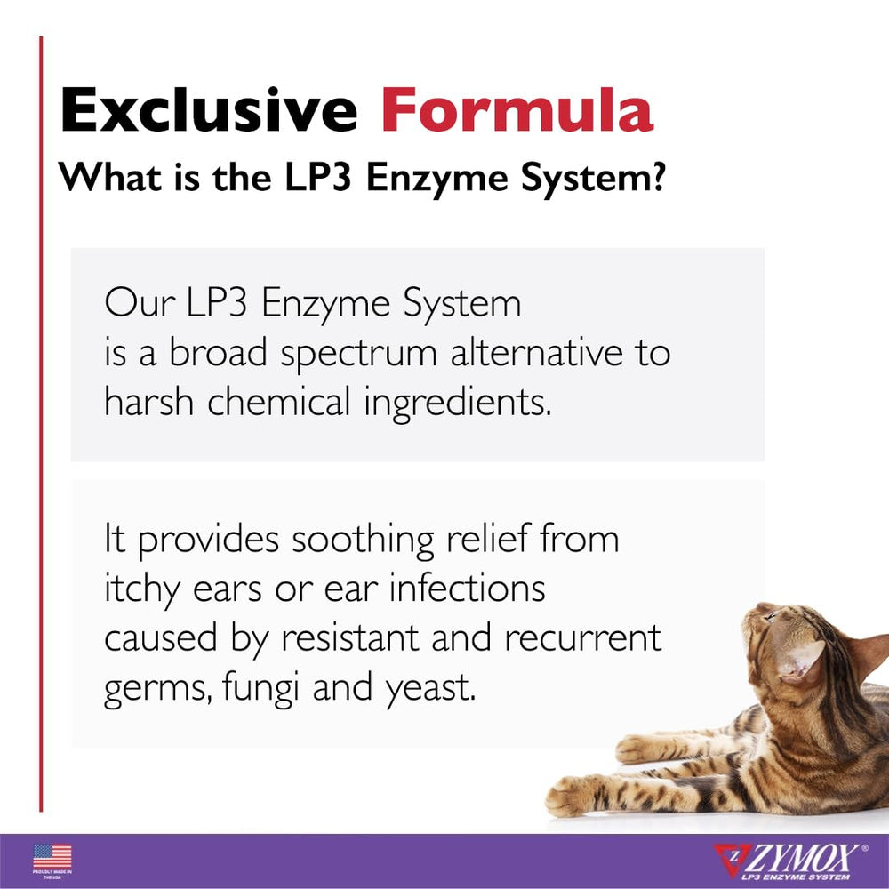 Envase y etiqueta de Zymox Otic para uso seguro.