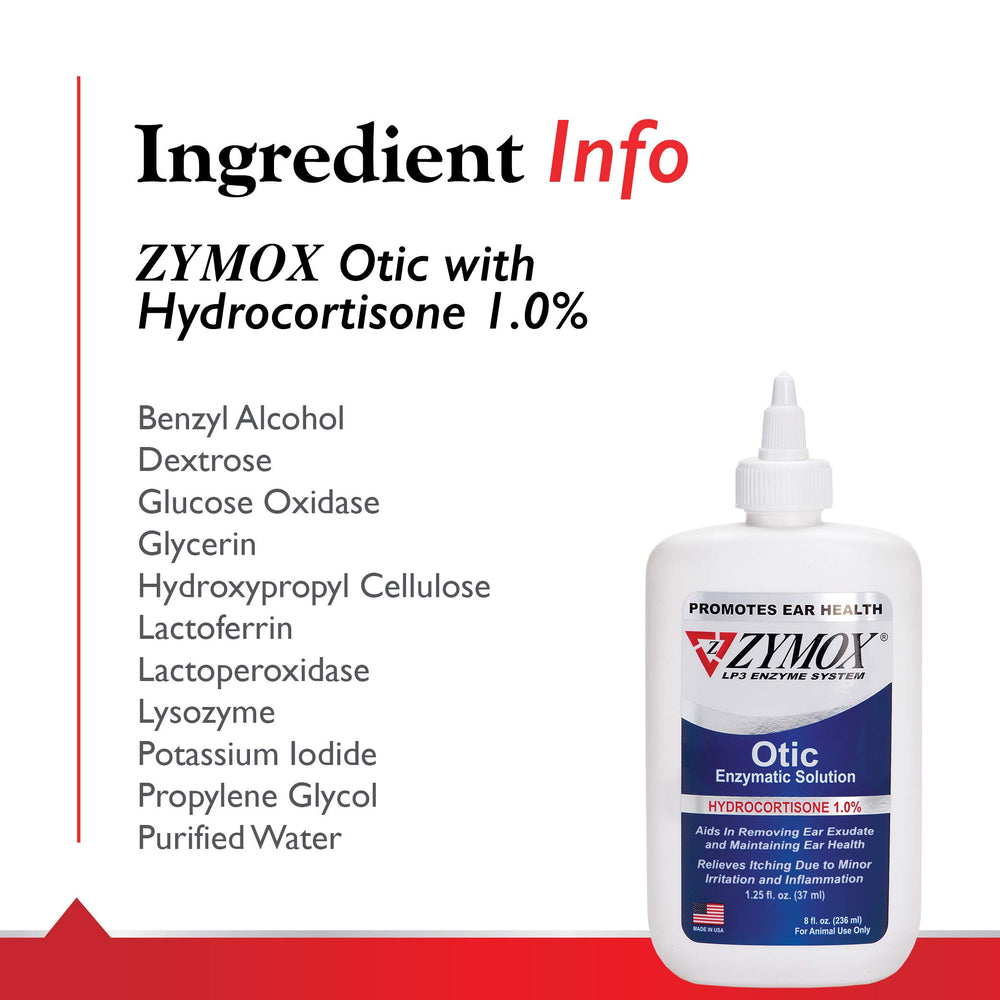 Sistema LP3 de Zymox Otic con enzimas activas.