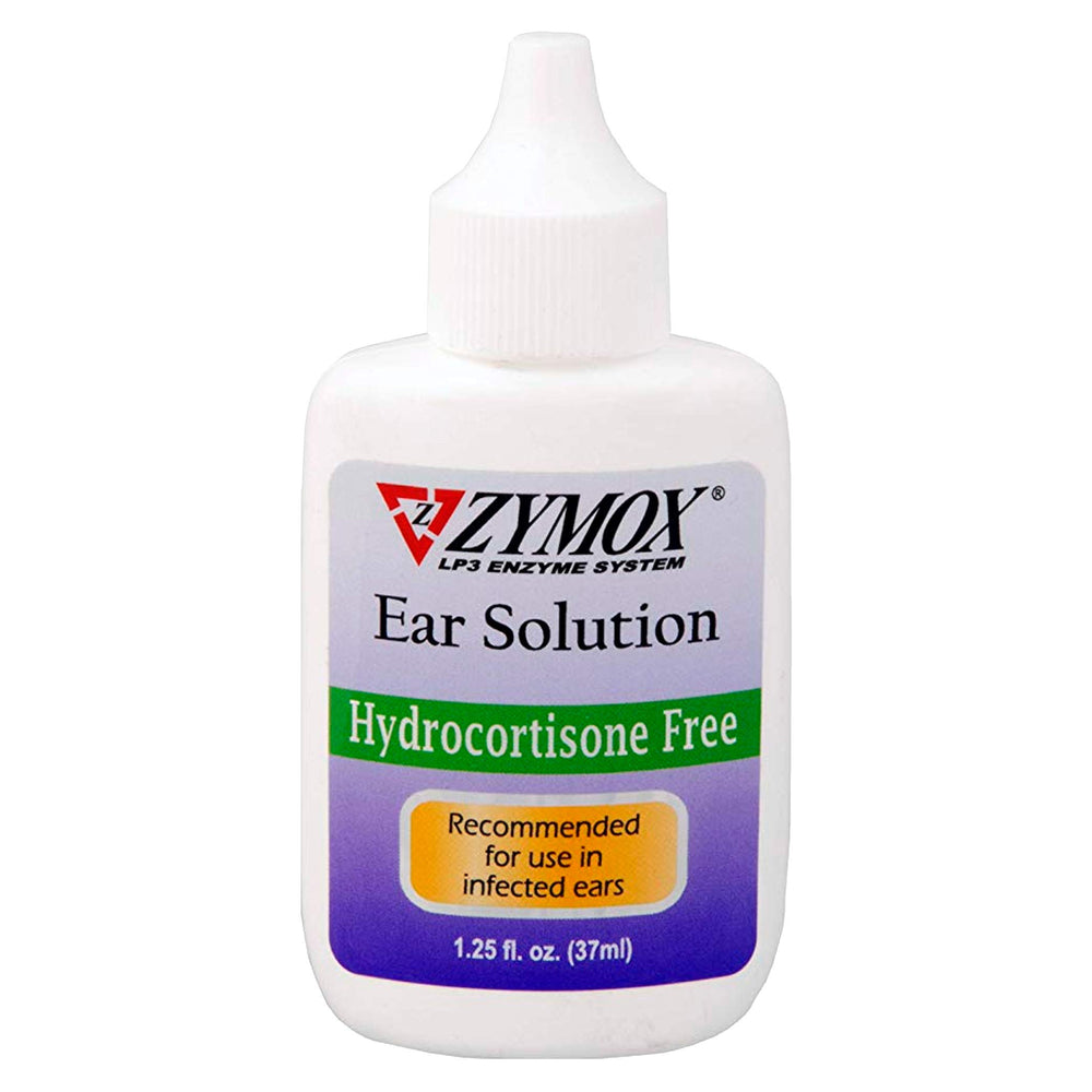 Zymox Otic, solución auricular en botella para aliviar molestias en orejas de mascotas.