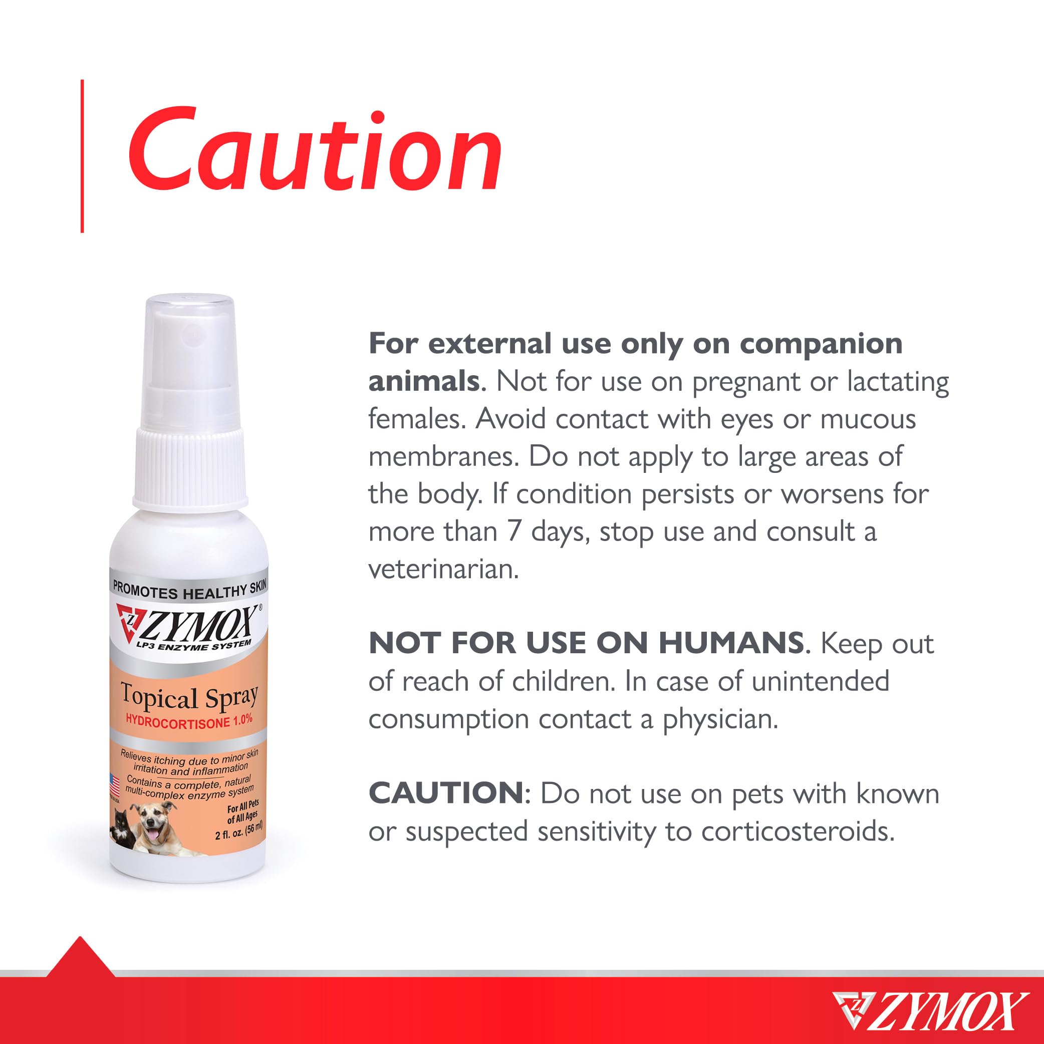 Zymox Topical Hot Spot Spray con LP3 para alivio de picor e irritación