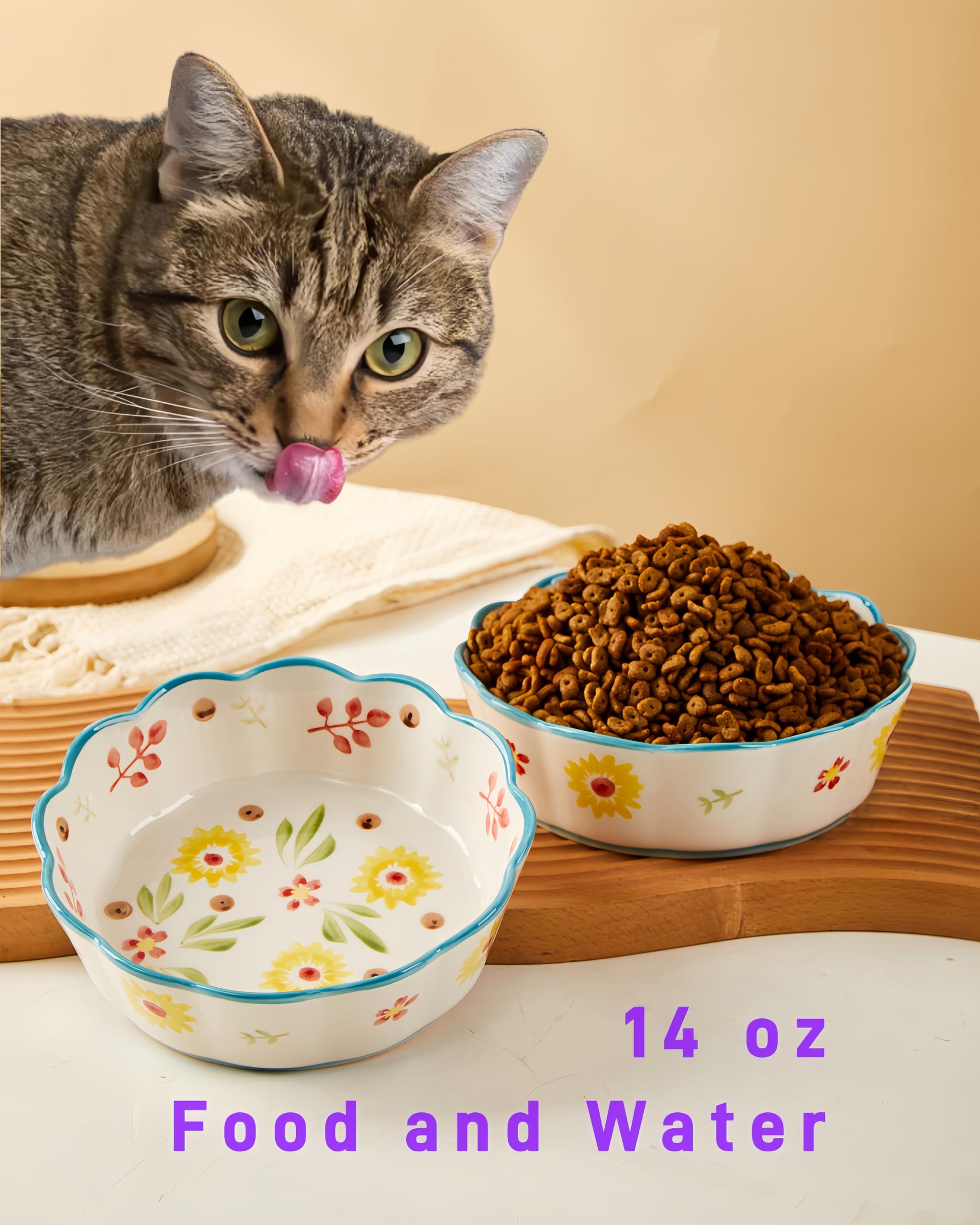 zyutong tazones anti-fatiga para gatos, ayudan a comer cómodamente sin molestar el bigote.