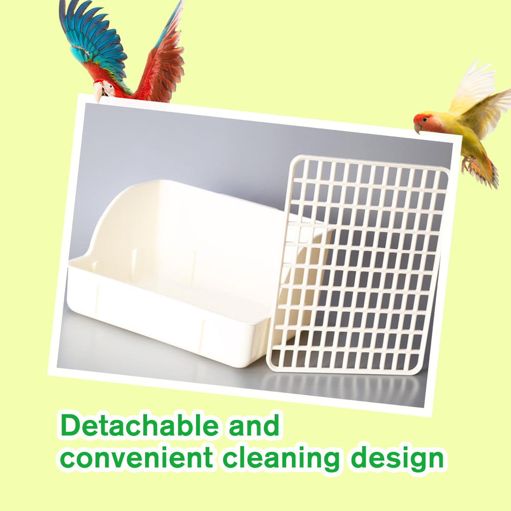 ZZBUY: amplio espacio para aves pequeñas y medianas, baño cómodo y seguro