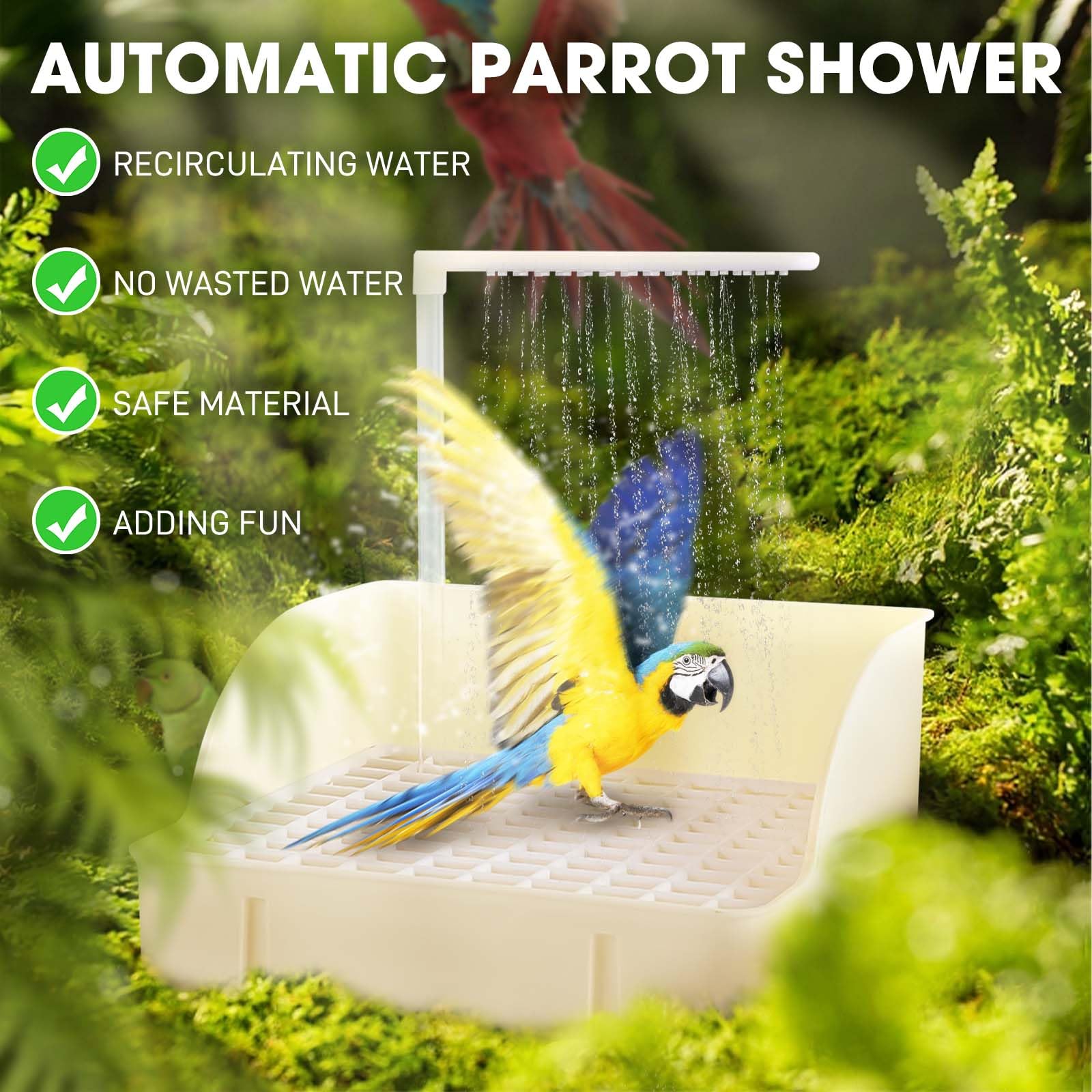 ZZBUY: sistema de circulación automático para aves, reduce desbordes y mantiene el agua fresca