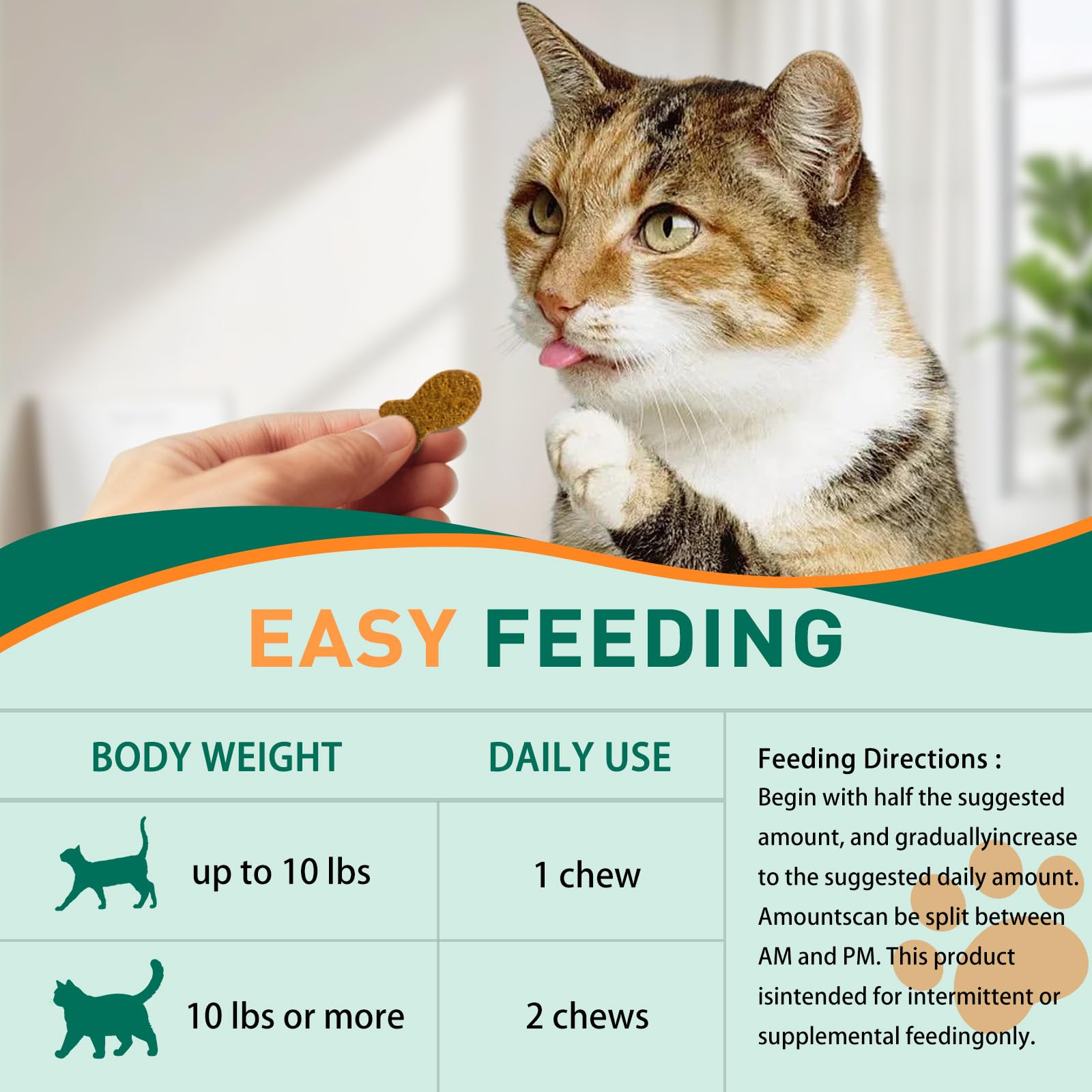 ZZTRMY Aliento fresco y salud bucal en cada toma para gatos