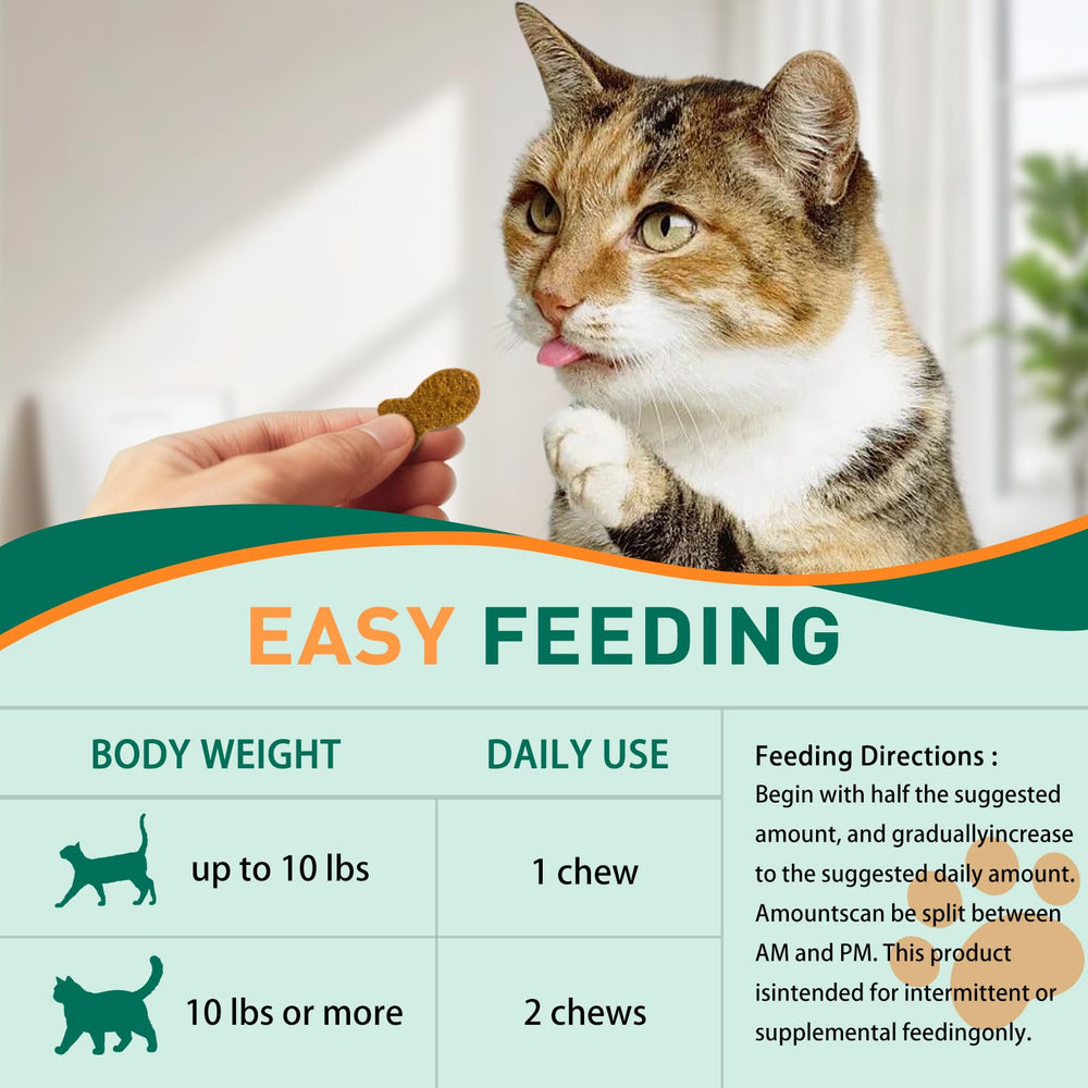 ZZTRMY Aliento fresco y salud bucal en cada toma para gatos