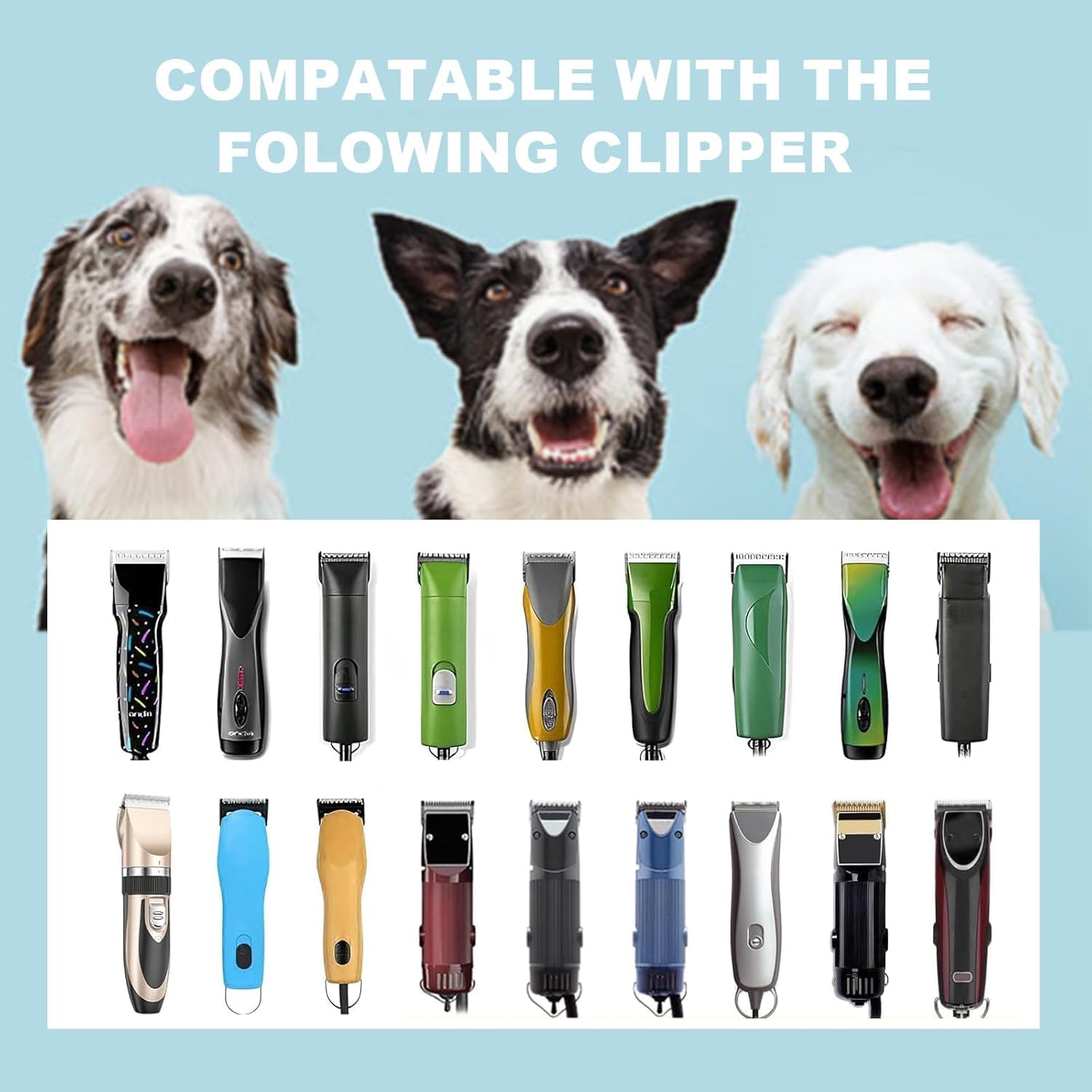 Cuchillas ZZYZSFUS compatibles con múltiples clipper para mayor versatilidad.